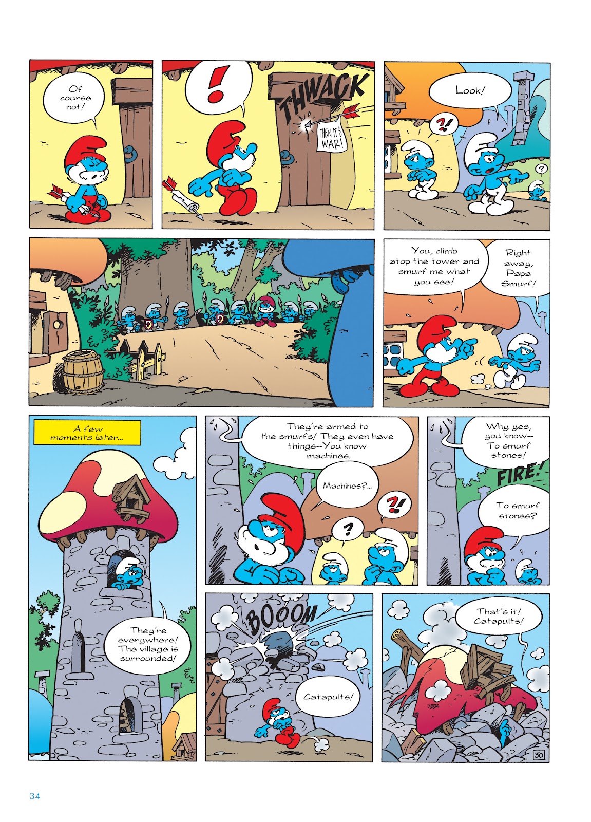 Read online The Smurfs comic -  Issue #22 - 35