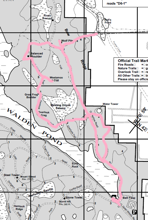 Lynn Woods Trail Map Exploring Massachusetts: July 27Th 2014: Hiking The Lynn Woods For The 2Nd  Time