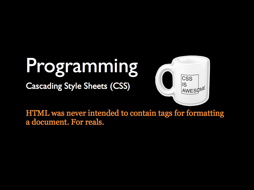 Mister Wilson's Web Design Class: New Assignment: CSS Basics