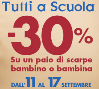 PROMO€RISPARMIO: Pittarello: buono sconto - 30% scarpe bimbo e bimba