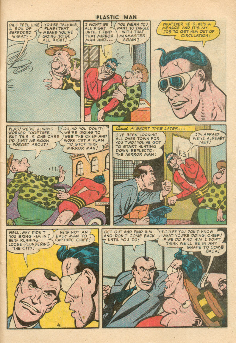 Read online Plastic Man (1943) comic -  Issue #63 - 29