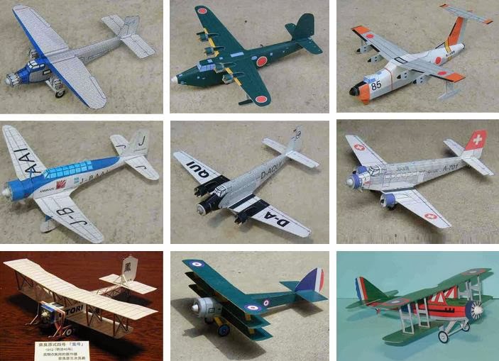 PAPERMAU Japanese Airplanes In Only One Sheet Of Paper by Iwatsuki Club