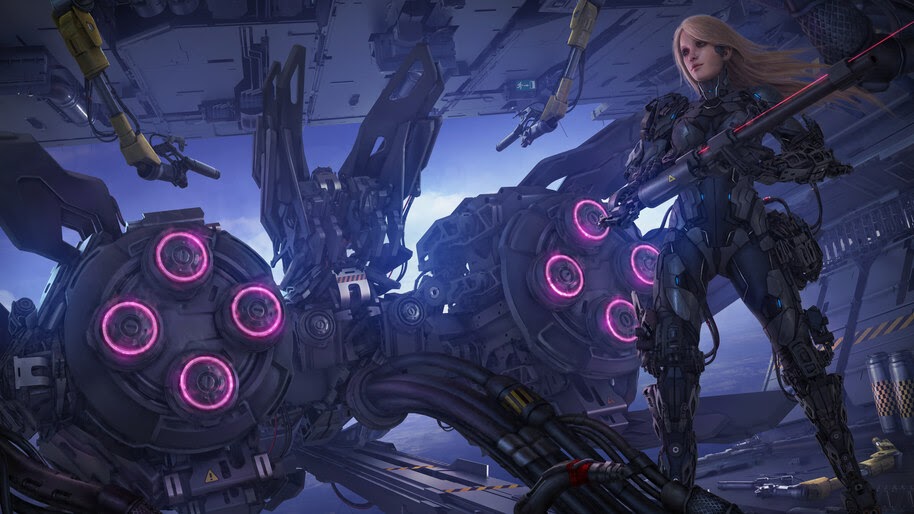 Sci-Fi, Female, Soldier, 8K, #4.954