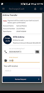 Recharge2Cash Convert airtime to cash
