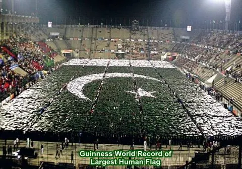 Guinness World Record of Largest Human Flag