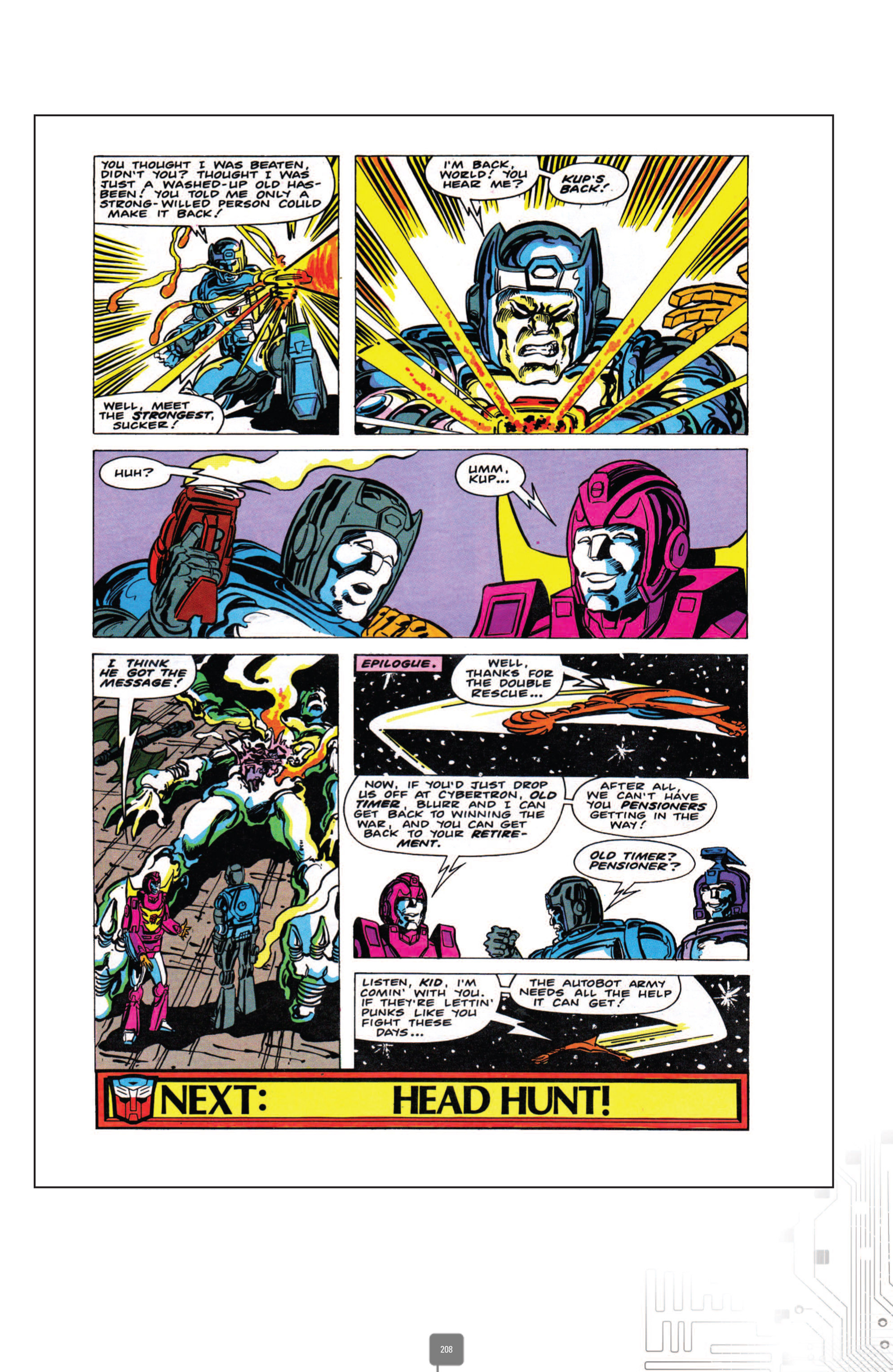 Read online The Transformers Classics UK comic -  Issue # TPB 4 - 208