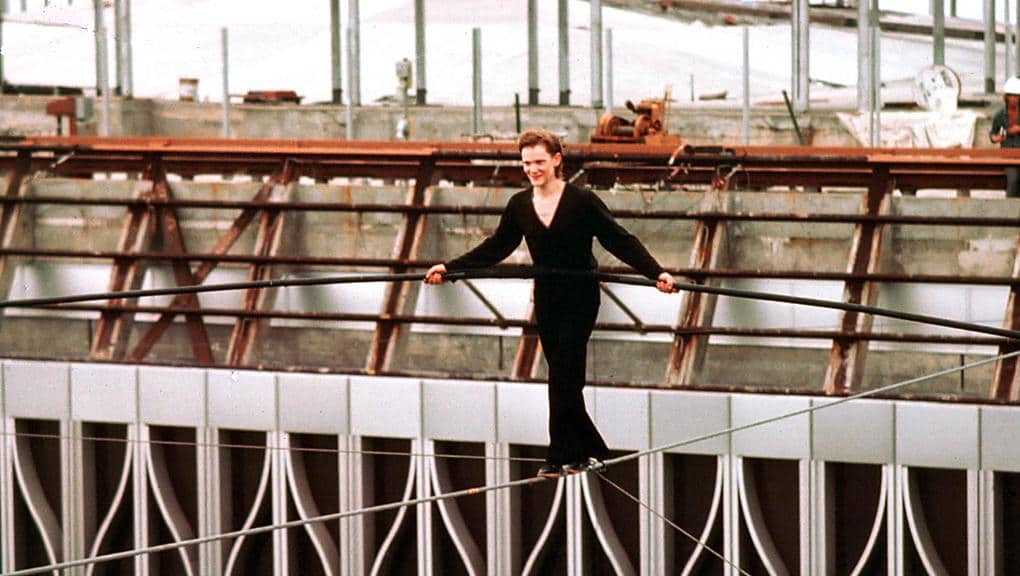 Shocking Photographs of Philippe Petit's Twin Towers Tightrope Walk in