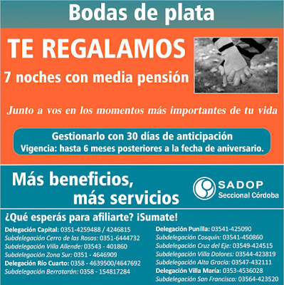 Bodas de plata SADOP OSDOP Córdoba