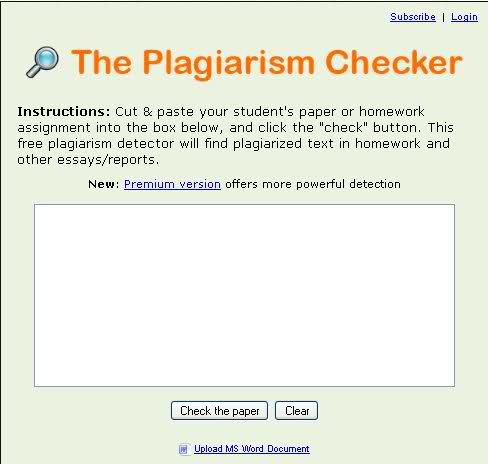 Check essays for plagiarism