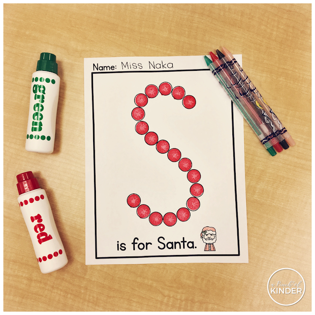 Christmas Activities for Kindergarten A Pinch of Kinder