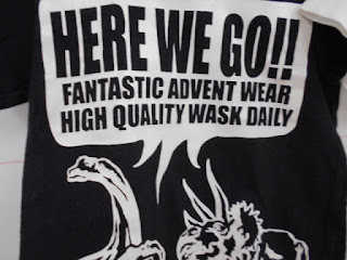 恐竜のプリント