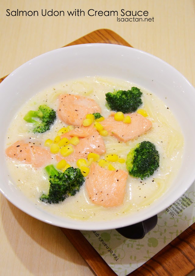 Salmon Udon with Cream Sauce - RM18.80