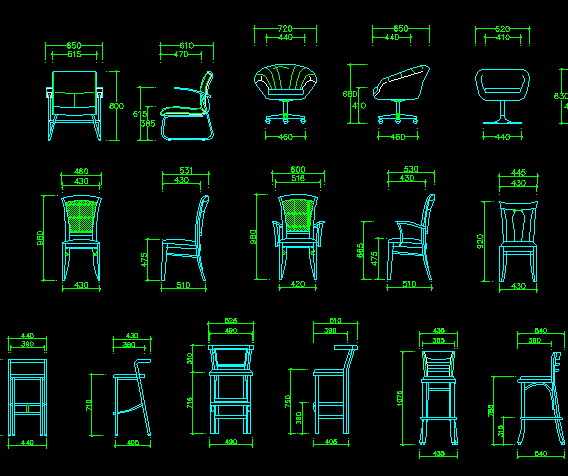 Bar Stools And Kitchens Autocad Blocks Bar Stools And Kitchens Autocad Blocks