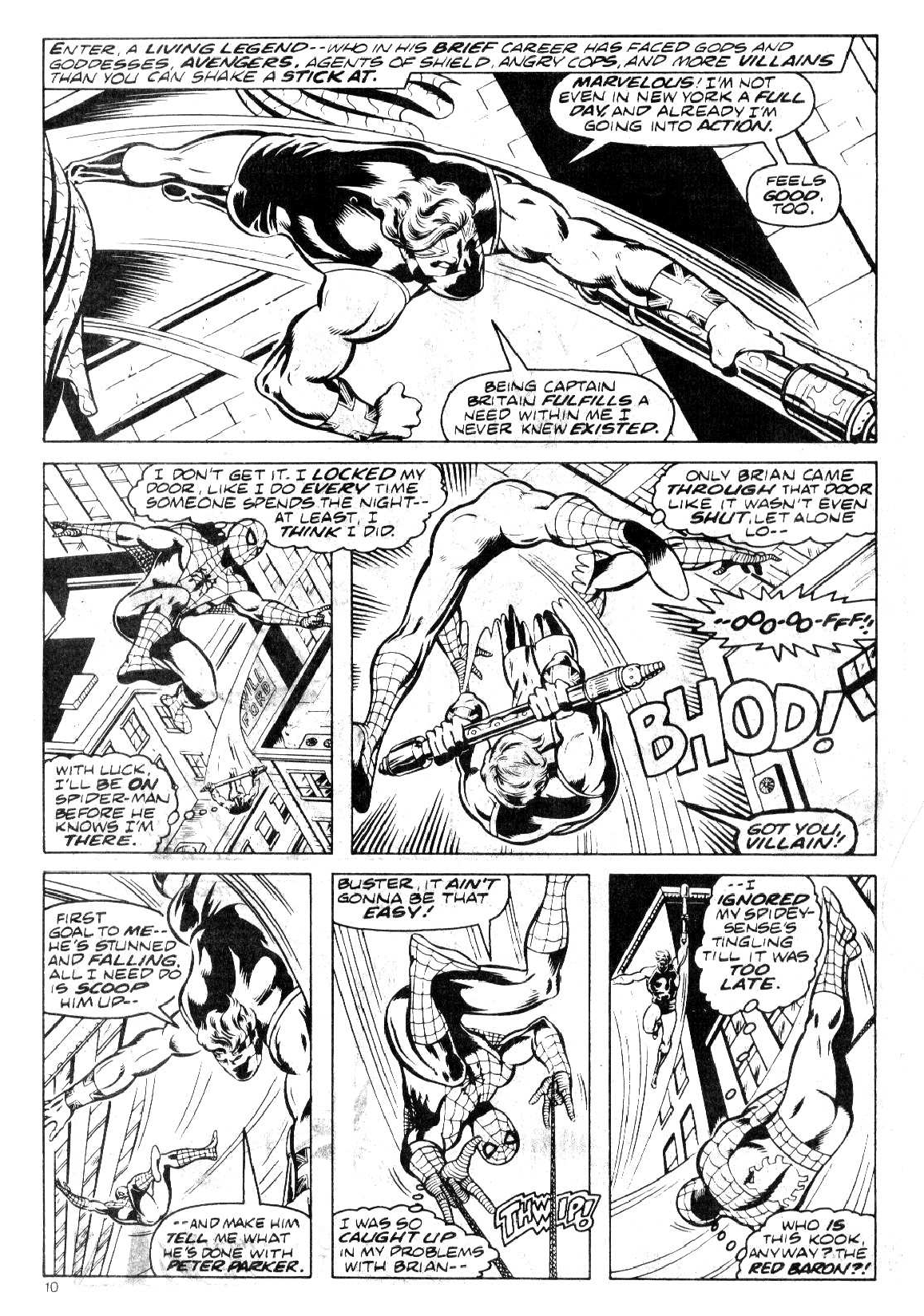 Read online Captain Britain (1976) comic -  Issue # _Special 1 - 10