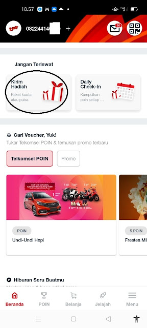 cara transfer pulsa sesama telkomsel