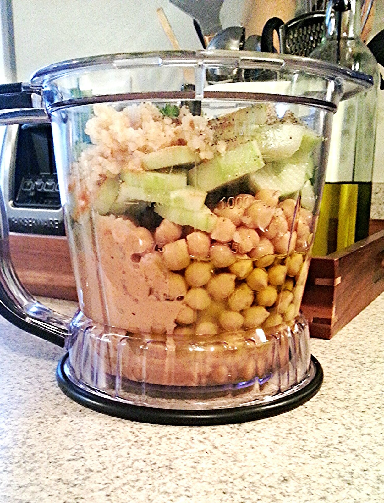 The Unmarried Life Garlic Cilantro Hummus