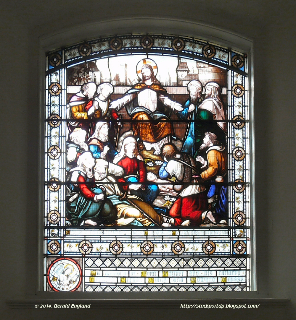 Stockport Daily Photo Stained glass at St Thomas's