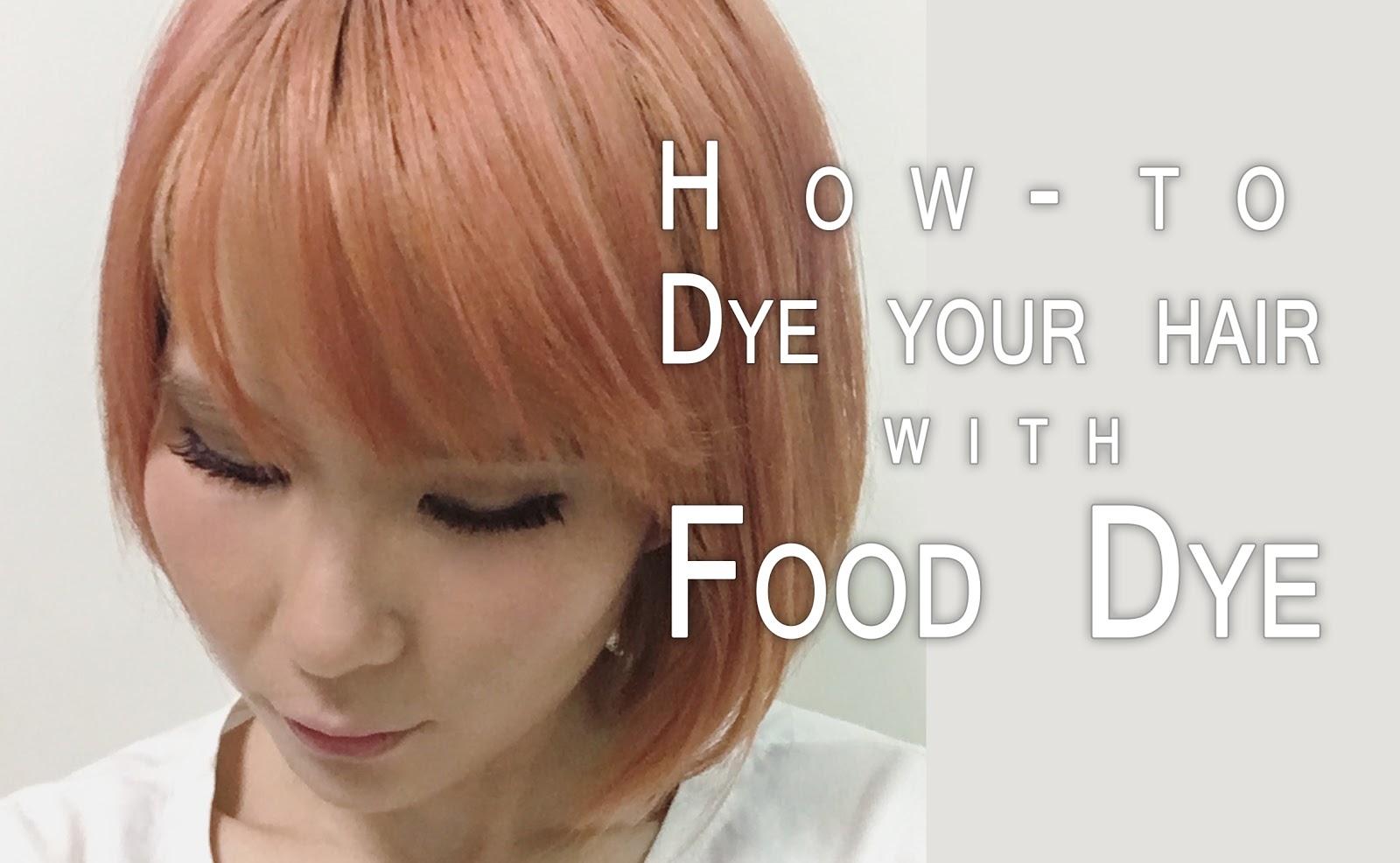 Elpheal aka Kaika How to dye your hair Pink with Food Dye