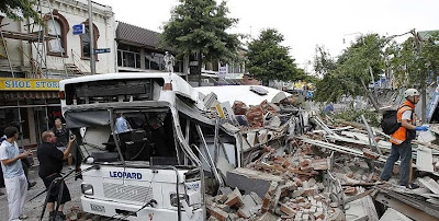 imagenes del terremoto en nueva zelanda 2011