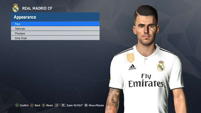 Dani Ceballos Face Real Madrid C F Pes 2017 Pes Belgium Glory