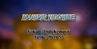 Lirik Lagu Mampir Ngombe - Didi Kempot