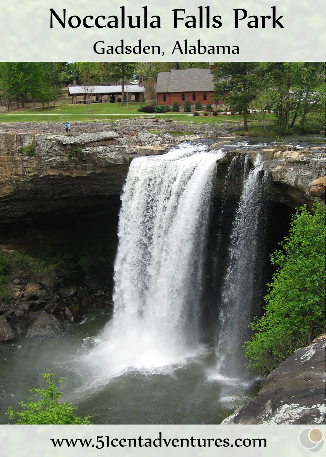 51 Cent Adventures Noccalula Falls Park Gadsden, Alabama