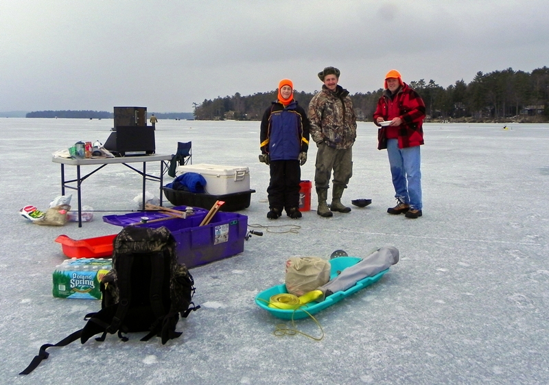 ActionshotsNH NH Ice Fishing Derby Lake Winnipesaukee 2012