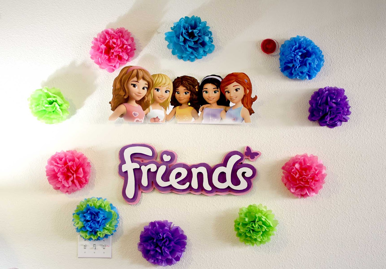 lego friends birthday decorations