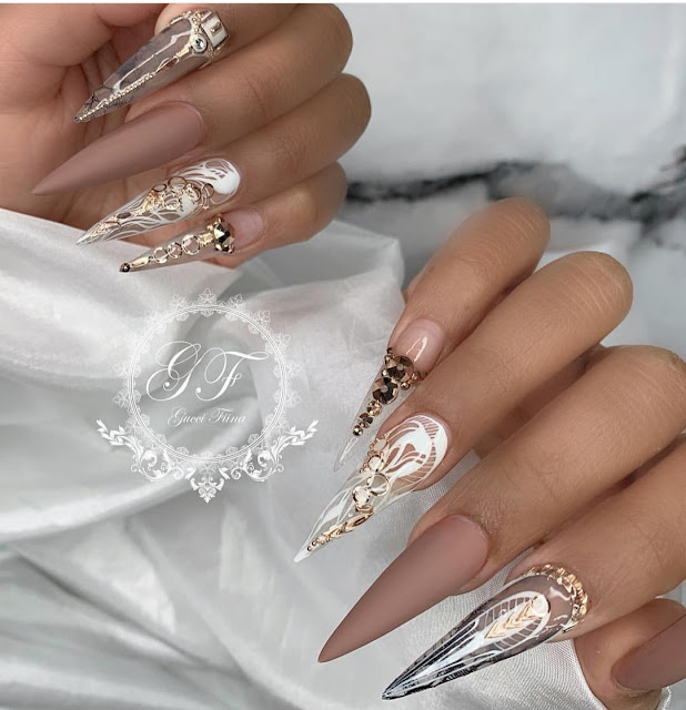 cute nail colors for brown skin