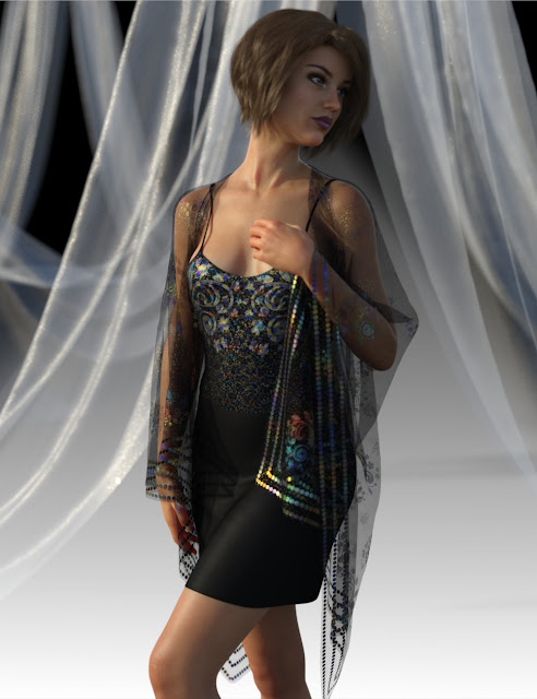 dForce Shirred Dress Outfit for Genesis 8 Female dForce Shirred Dress Outfit for Genesis 8 Female
