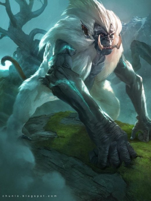 Monstros, criaturas e guerreiros nas ilustrações de fantasia e ficção de Chun Lo Chun Lo artstation deviantart arte ilustrações fantasia ficção científica terror monstros dragões criaturas