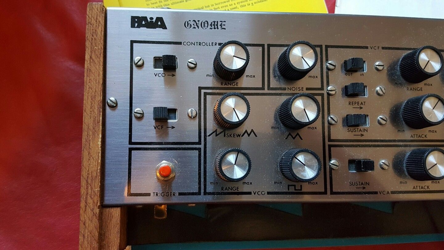MATRIXSYNTH PAIA GNOME 3740 MICRO SYNTHESIZER WITH BOX MANUALS