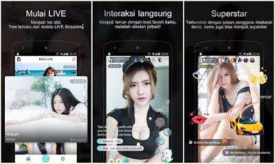 Aplikasi Live Broadcast Atau Streaming Cewek Cantik dan Cowok Ganteng di Android Terbaik