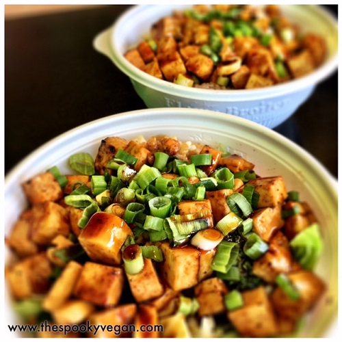 The Spooky Vegan New Vegan Bowls at Flame Broiler