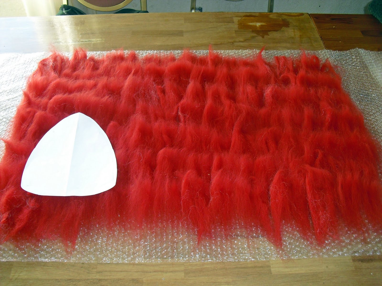 Tangible Daydreams Tutorial How to make a flat sheet of wool felt