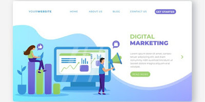 Digital Marketing Landing Page Template