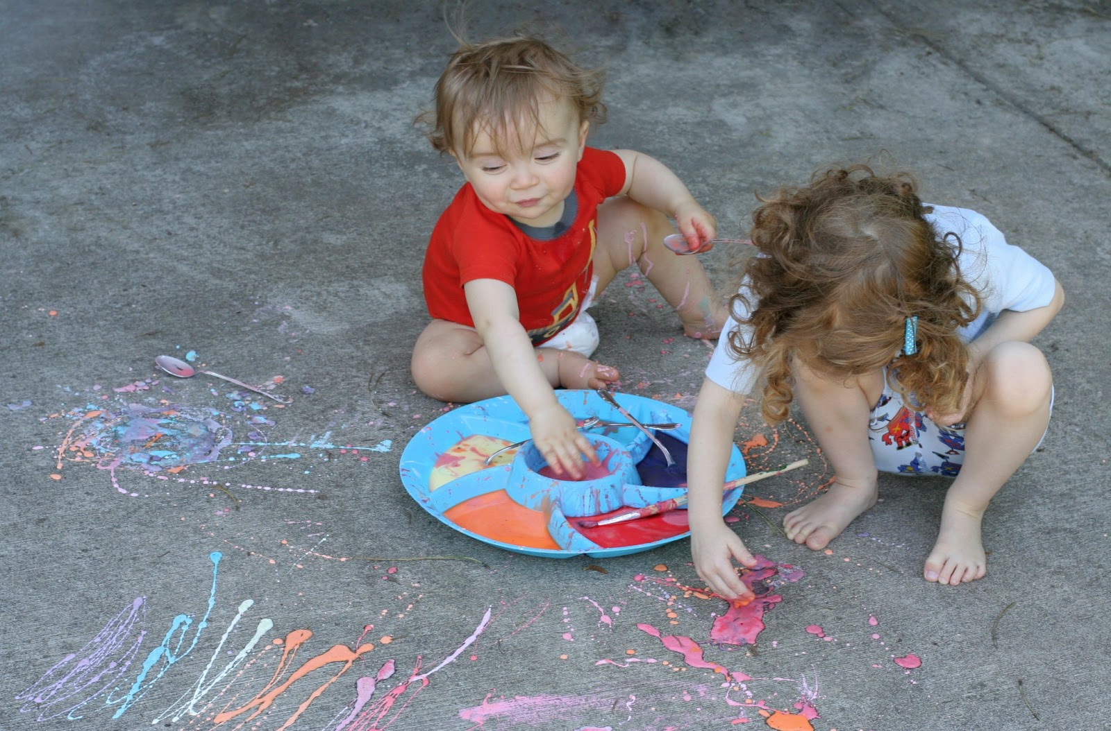 Scented Edible Sidewalk Chalk Paint