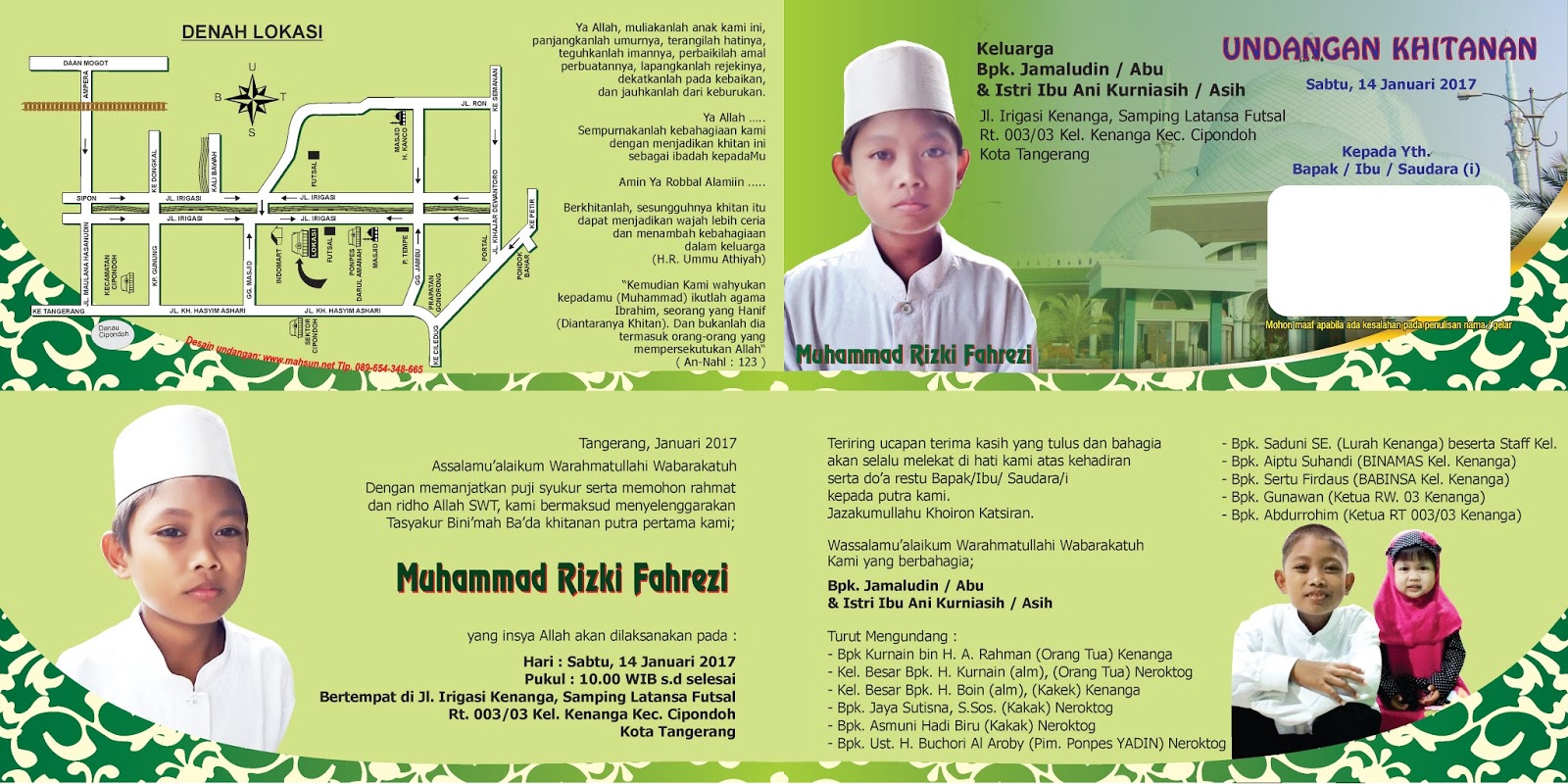 UNDANGAN KHITANAN ~ MAHSUN DOT NET