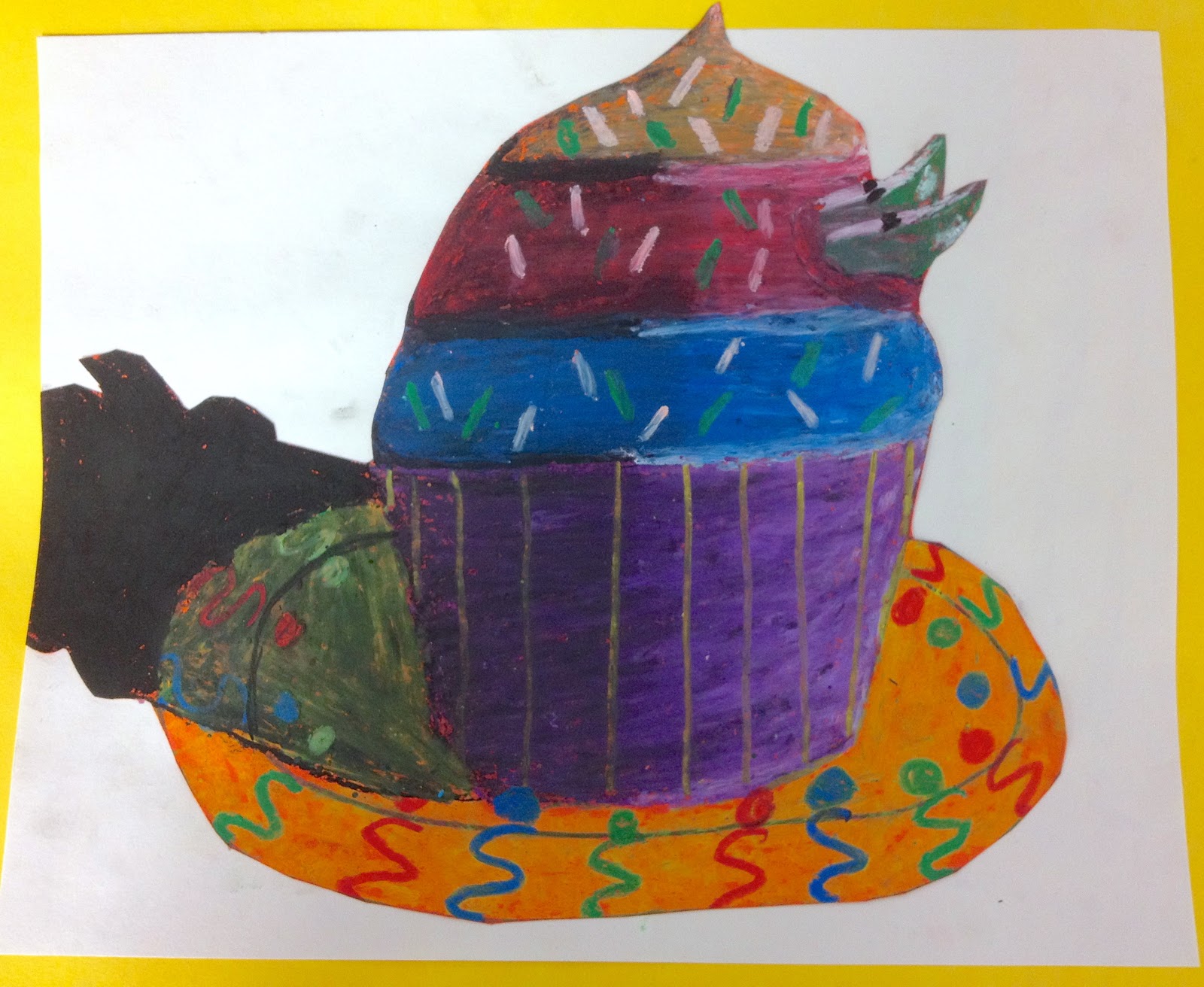 There's a Phoenix in my Classroom!: Wayne Thiebaud Cupcakes