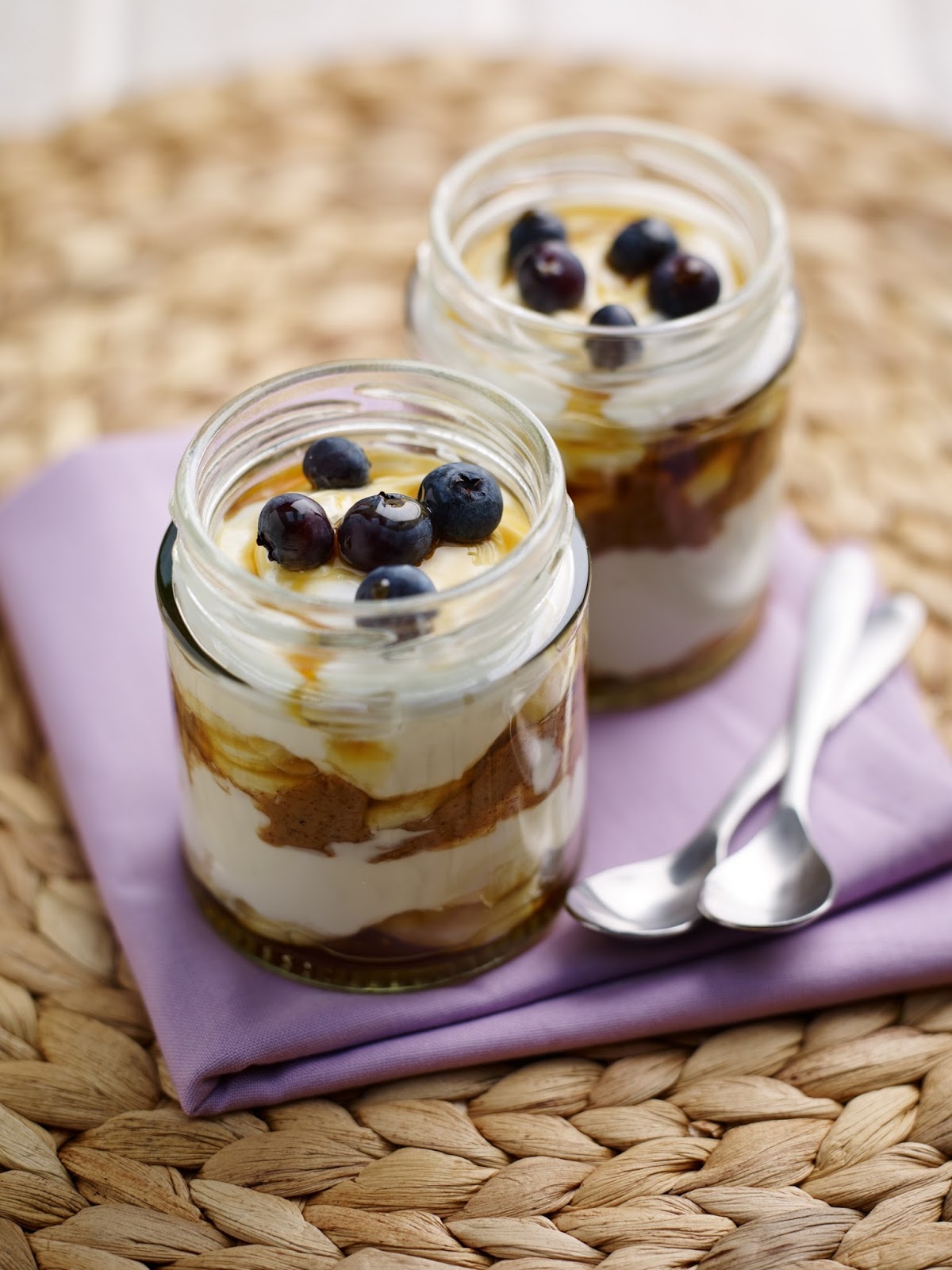 Banana And Almond Yoghurt Pots How To Make Claire Justine