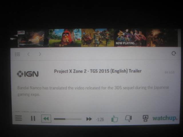 Watchup IGN Project X Zone 2 Wii U Gamepad interface