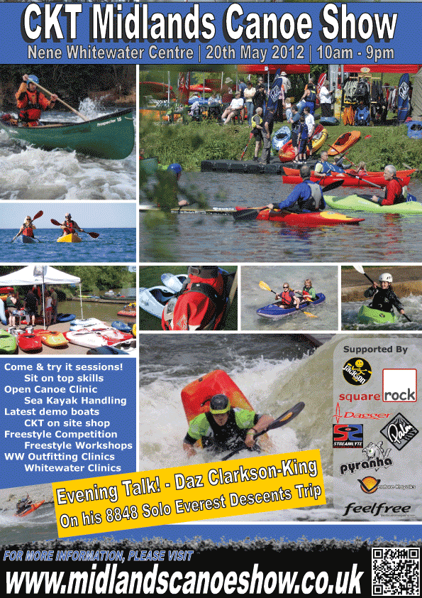 Canoe Kayak Trader Blog Midlands Canoe Show poster