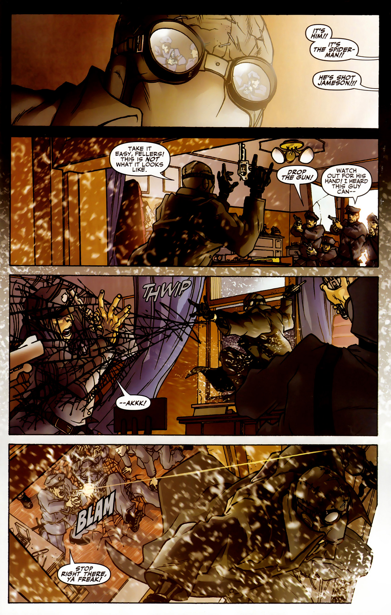 Read online Spider-Man Noir comic -  Issue #1 - 4