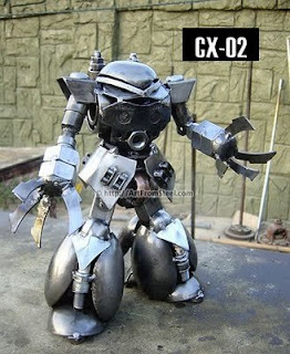 Robot hecho de acero