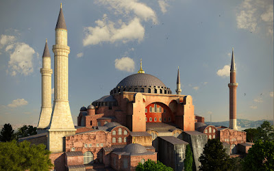Hagia Sophia Museum at Istanbul Turkey