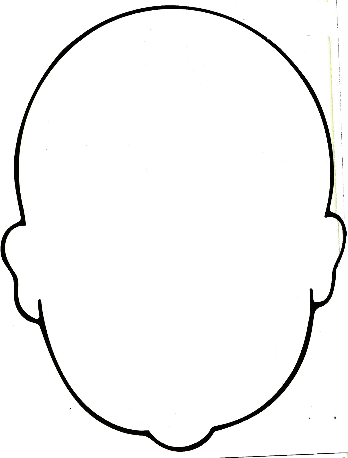 face parts coloring pages - photo #14