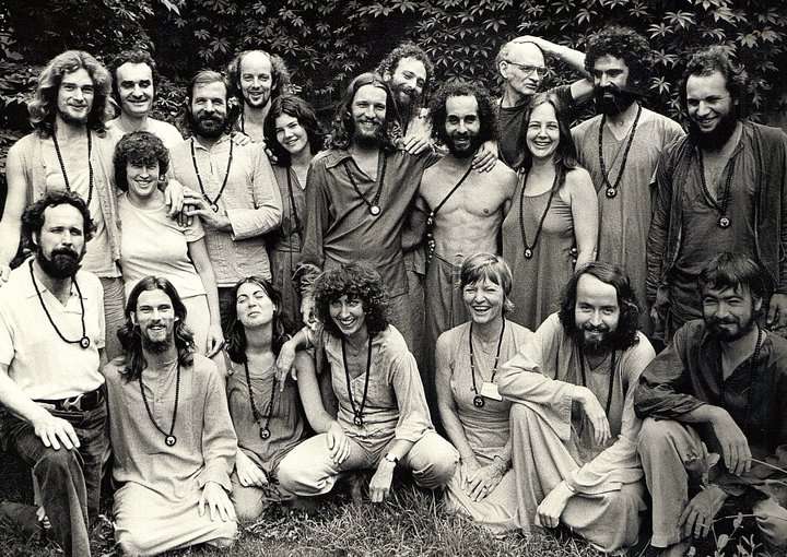 At Osho Ashram, 1979, India.