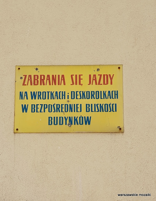 Warszawa Warsaw #szyld tabliczka napis retro