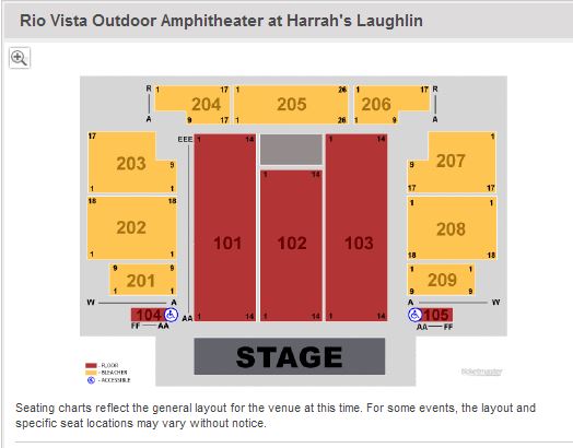 Laughlin Buzz: Harrah's Rio Vista Amphitheater in Laughlin