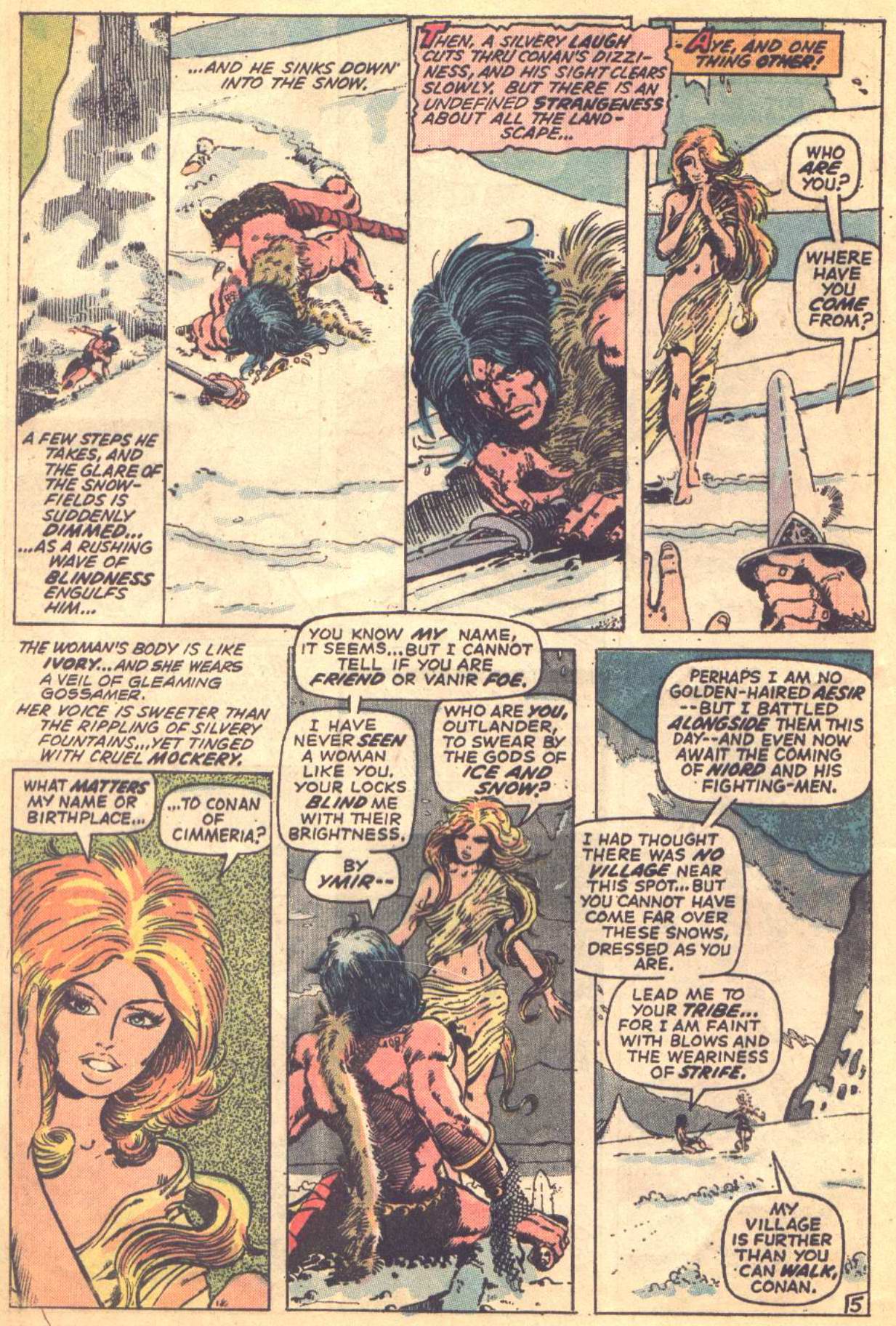 Read online Conan the Barbarian (1970) comic -  Issue #16 - 5
